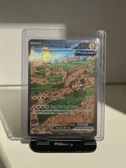 Pokemon Iron Hands ex SV04: Paradox Rift 248/182 Special Illustration Rare Holo - Image 1