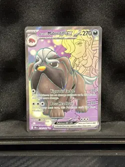Arven's Mabosstiff ex - 218/182 - Ultra Rare NM, English Pokemon Destined Rivals - Image 1