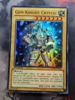 Gem-Knight Crystal - HA06-EN001 - Super Rare 1st Edition Yugioh - NM/VLP - Image 1