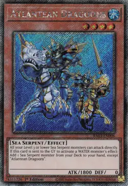 Yugioh Atlantean Dragoons RA03-EN006 - - Platinum Secret Rare - Image 1