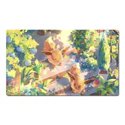 Eevee Board Game Pokemon Table Playmat Gaming Card Play Mat TCG CCG Pad Mousepad - Image 1