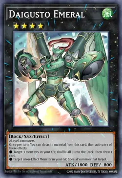 Yugioh RA04-EN163 - Daigusto Emeral - Platinum Secret Rare - Image 1