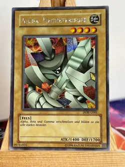 Alpha, Magnetkrieger DOR-G001 Secret Rare Deutsch NM YUGIOH - Image 1