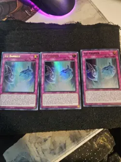 X3 Ice Barrier - BROL-EN013 - Ultra Rare - 1st Edition - Image 1