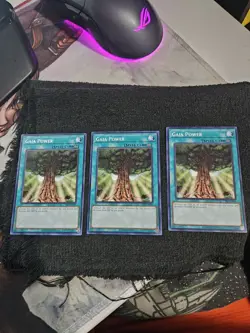 3X Yu-gi-oh Gaia Power SRL-EN096 Common NM (playset) - Image 1