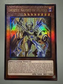 YUGIOH IMSETY GLORY OF HORUS ASIA ENGLISH EDITION AGOV-AE011 ULTIMATE RARE - Image 1