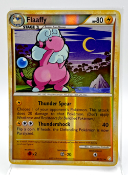 Flaaffy 42/123 Reverse Holo Pokemon Card 2010 HeartGold SoulSilver LP - Image 1