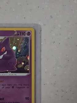Pokemon TCG Gengar SWSH052 LP/NM Black Star Promo Card SWIRL 🔥 Galaxy Holo 🔥 - Image 5