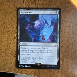 Magic: The Gathering Reanimate Sorcery FFVI Black Rare 0282 Card - Image 1