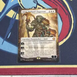 Ajani, Outland Chaperone [New, Near Mint] Borderless Art {Lorwyn Eclipsed} - Image 1