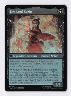 The Rise of Sozin (Foil) 0117 (M) MTG Avatar: The Last Airbender (TLA) - Image 2
