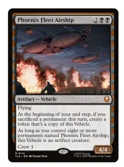 1x MTG Phoenix Fleet Airship - Avatar Mythic! NM Mint! - Image 1