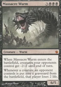 Mirrodin Besieged #46 Massacre Wurm - Image 1