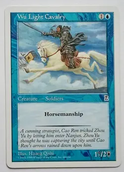 Magic MTG - Wu Light Cavalry - Portal 3 Three Kingdoms - NM - Image 1