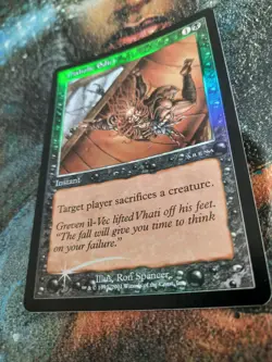 Magic Gathering MTG - 1 x FOIL Arena Promo Diabolic Edict - Ex - Image 2