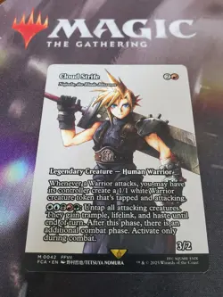 Mtg. Cloud Strife. Showcase. Final Fantasy. Pack Fresh - Image 1