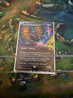 Spitting Dilophosaurus (Borderless) Regular - MTG - Image 1