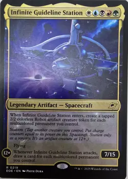 MTG Epic 5-Color Artifact Commander Deck-Infinite Guideline Station-Robot Army - Image 1