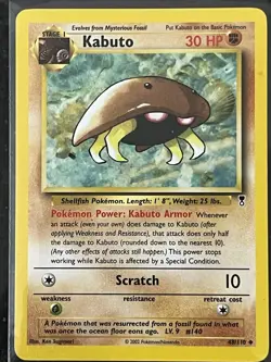 Kabuto - Legendary Collection 48/110 2002 - WOTC - Pokemon TCG - LP - Image 1