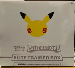 Pokemon TCG: 25th Anniversary Celebrations Elite Trainer Box (2021) 820650809439 - Image 1