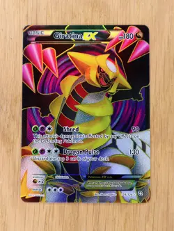 Giratina EX 124/124 Dragons Exalted 2012 Full Art Holo Rare Pokemon Card TCG NM - Image 1