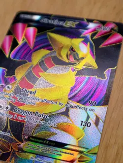 Giratina EX 124/124 Dragons Exalted 2012 Full Art Holo Rare Pokemon Card TCG NM - Image 2