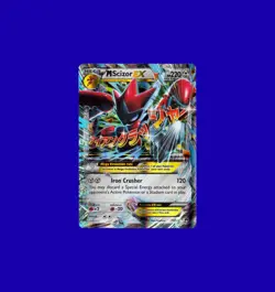 2016 Pokemon XY Breakpoint M Scizor EX 77/122 Ultra Rare Holo - Gem Mint - Image 1