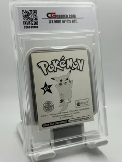 1999 MERLIN POKEMON #S12 POLIWHIRL SERIES 1 PRISM STICKER - Image 2