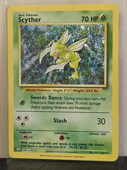 Pokemon TCG Classic Scyther CLV 006/034 NM/M Sparkle Holo - Image 1