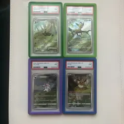 Pokemon TCG Simplified Chinese Gem Pack Vol 2 Art Exclusive Set of 4 PSA 9 - Image 1