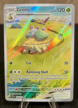Pokemon TCG Grotle 164/162 Temporal Forces Full Art IR Holo NM/Mint - Image 1