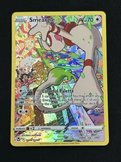 Smeargle #TG10/TG30 - Pokemon TCG - Silver Tempest Trainer Gallery - Holo - NM - Image 1