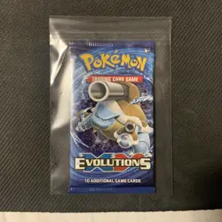 Pokemon Sealed XY Evolutions Pack Mega Blastoise Artwork - Image 3