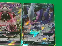 Pokemon NM Alternate Full Art GX's Lot Of 4 Mewtwo, Darkrai, Keldeo, Tapu Lele - Image 3