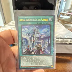 Konami Yu-Gi-Oh! Artmage Academic Arcane Arts Acropolis Spell-Field 1st Ed - Image 1