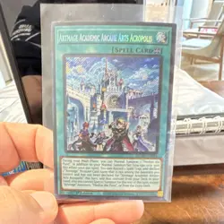 Konami Yu-Gi-Oh! Artmage Academic Arcane Arts Acropolis Spell-Field 1st Ed - Image 2