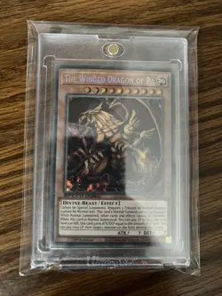 YuGiOh The Winged Dragon of Ra Secret Rare 1st Edition SBCB-EN203 NM Speed Duel - Image 1
