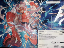 One Piece TCG Monkey D Luffy Gear 5 Playmat Bandai Card Game Fest Exclusive - Image 1