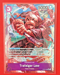 One Piece CCG Awakening Of The New Era Trafalgar Law ENG OP05-069 SR (Alt Art) - Image 1