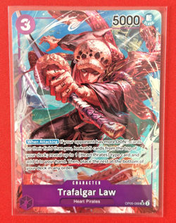 One Piece CCG Awakening Of The New Era Trafalgar Law ENG OP05-069 SR (Alt Art) - Image 2