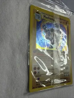 Pokemon TCG Machamp Holo Rare Card Base Set 8/102 1st Edition Factory Sealed - Image 3