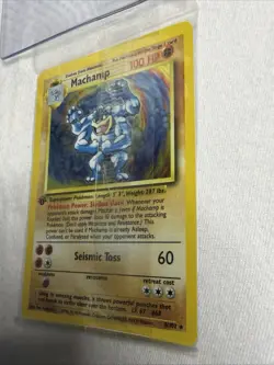 Pokemon TCG Machamp Holo Rare Card Base Set 8/102 1st Edition Factory Sealed - Image 4