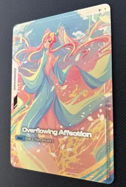 Overflowing Affection U+ GD01-118 GUNDAM TCG CARD GAME Holo Foil English NewType - Image 5
