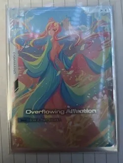 GUNDAM TCG CARD GAME OVERFLOWING AFFECTION GD01-118 U+ HOLO FOIL ENGLISH NEWTYPE - Image 1
