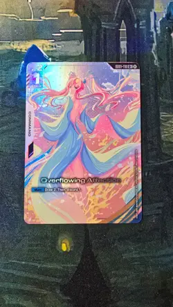 GUNDAM TCG CARD GAME OVERFLOWING AFFECTION GD01-118 U+ HOLO FOIL ENGLISH NEWTYPE - Image 1