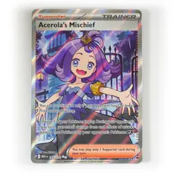 Pokemon - Acerola's Mischief - 165/132 - Mega Evolution - Full Art Trainer - Image 1