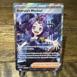 Pokemon TCG Acerola’s Mischief 165/132 - Mega Evolutions - Near Mint - Image 1