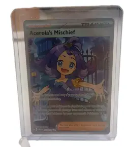 Acerola's Mischief 165/132 Mega Evolution Pokemon Full Art Trainer - Image 1