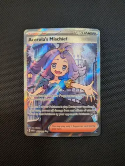 Acerola's Mischief 165/132 Ultra Rare ME01: Mega Evolution Pokemon TCG NM/M - Image 1