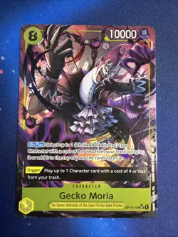 Gecko Moria - OP14-104 (Alternate Art) OP14-104 The Azure Sea's Seven Foil - Image 1